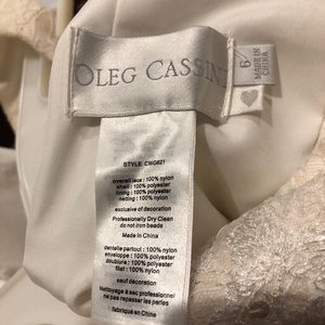 Oleg Cassini wedding dress